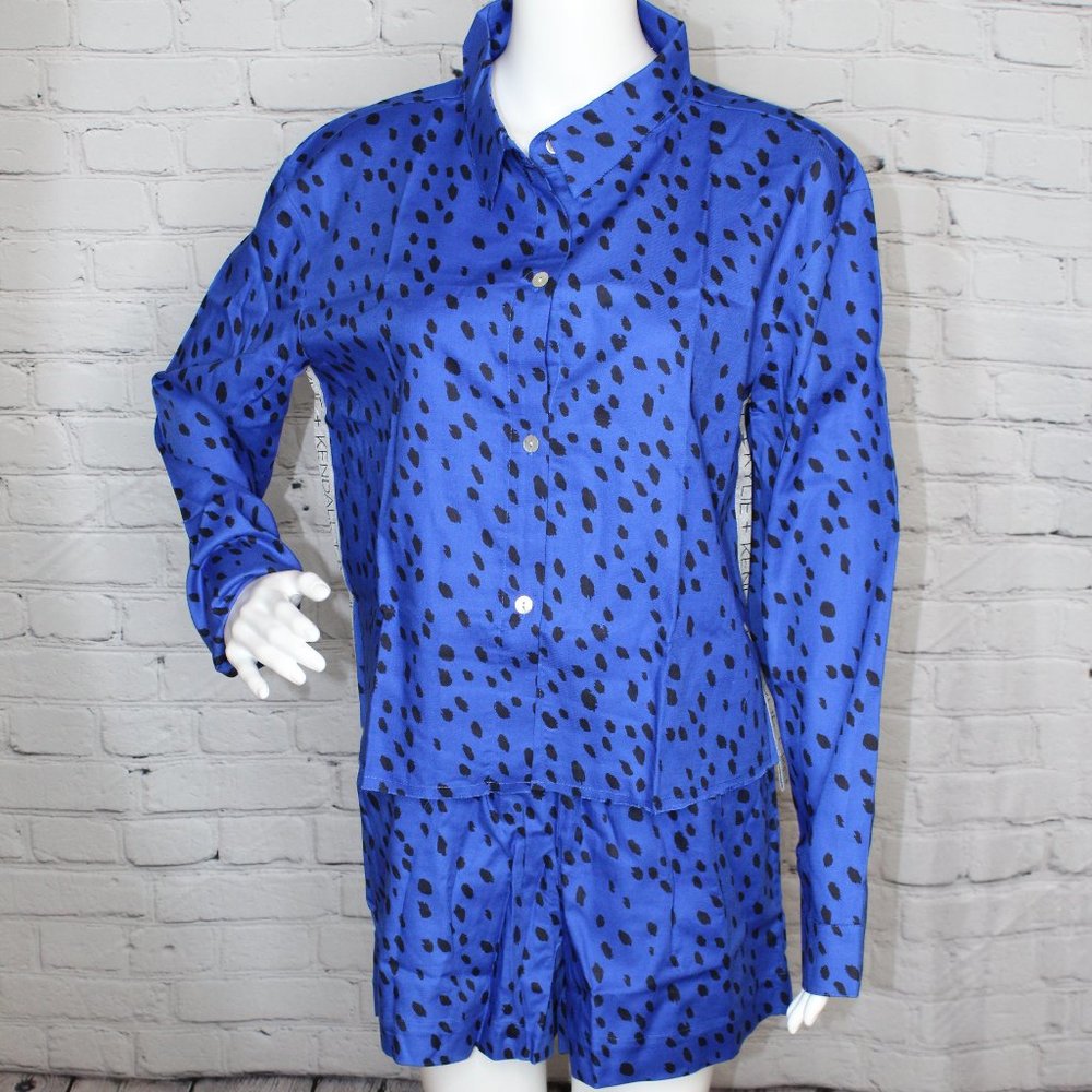 Kendall + Kylie Dalmatian Pattern Pajama Set